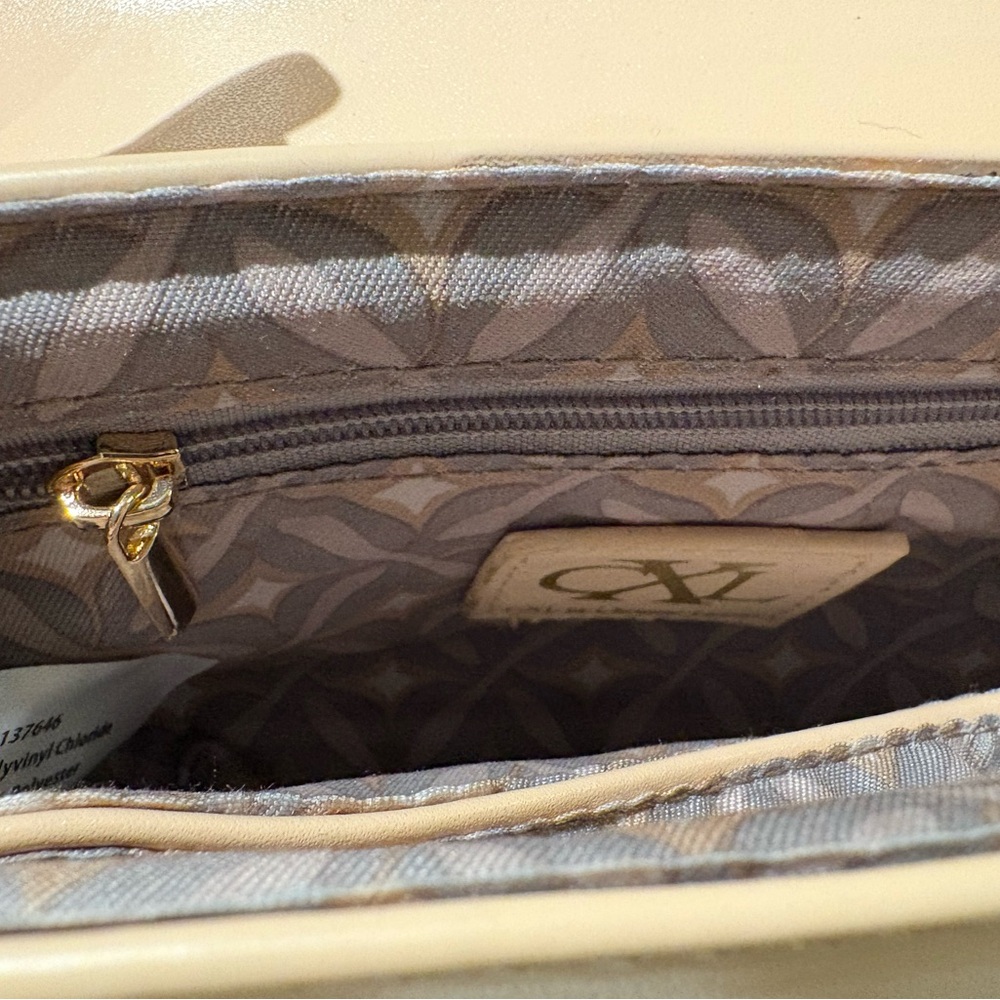 CXL by Christian Lacroix Laine Matte Patent Crossbody Bag Nude NWT - Picture 6 of 6